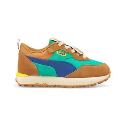 Puma Tiny Cottons X Rider Fv Lace Up Kids Boys Зеленые кроссовки Повседневная обувь 3861