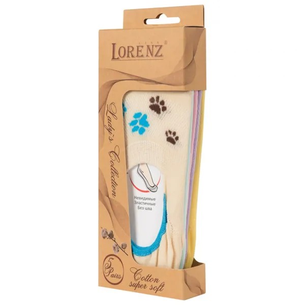 Следки женские LorenzLine разноцветные 40-43