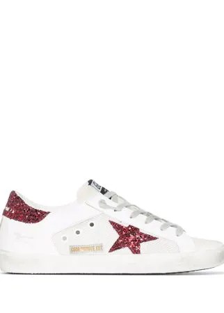 Golden Goose кеды Superstar с блестками