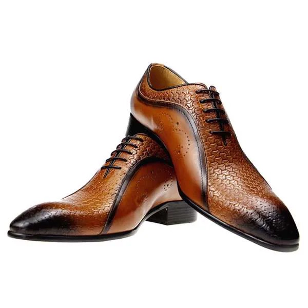 Роскошные деловые кожаные туфли с острым носком, мужские офисные Свадебные Мокасины, итальянские дизайнерские универсальные износостойки...