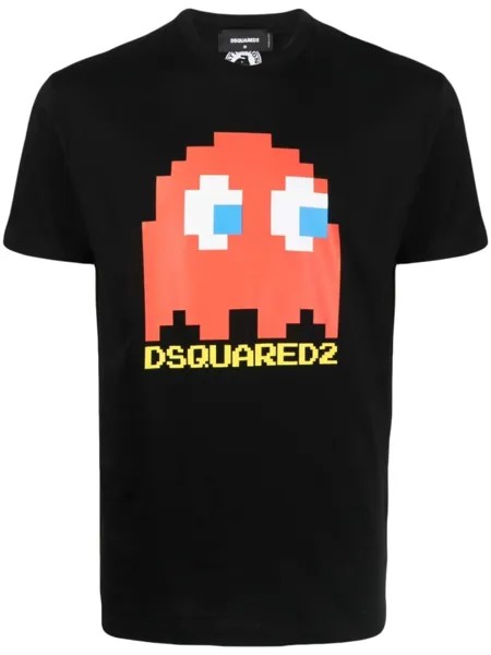 Футболка с логотипом Dsquared2, черный