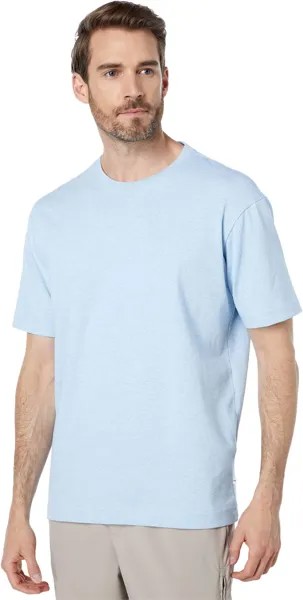Футболка Selected Homme Gilman Loose Fit Short Sleeve O-Neck Tee, цвет Celestial Blue