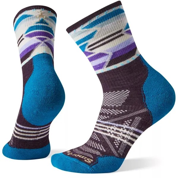 Носки Smartwool PhD Outdoor Light Pattern Mid Crew Socks, бордовый