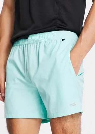 Спортивные шорты средней длины мятного цвета ASOS 4505-Зеленый цвет