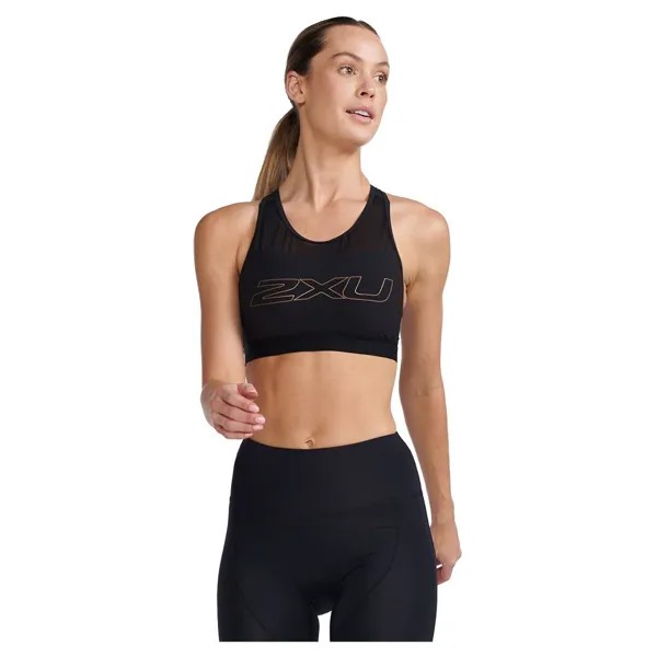 Спортивный бюстгальтер 2XU Aero Crop Tri, черный