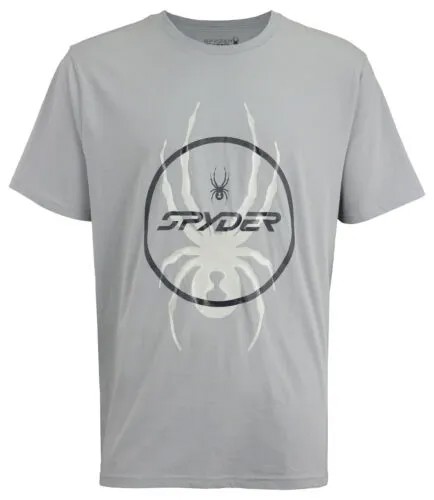 Мужская хлопковая футболка с короткими рукавами Spyder, сплав