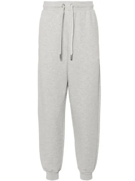 AMI Paris спортивные брюки с вышивкой Ami de Coeur, серый