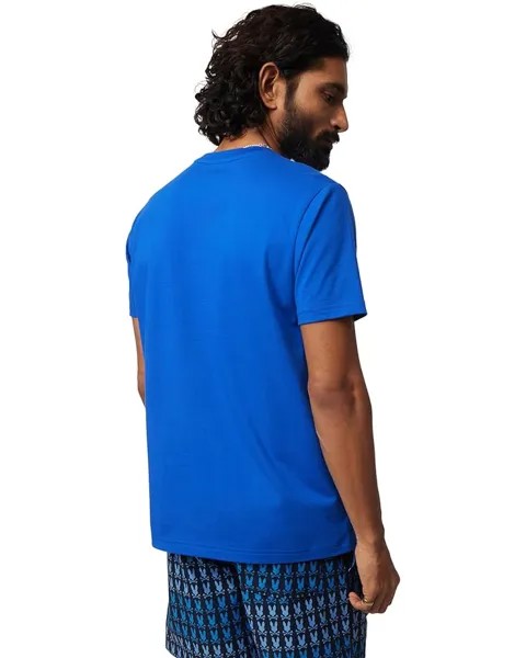 Футболка Psycho Bunny Mens Classic Crew Neck Tee, цвет Sapphire