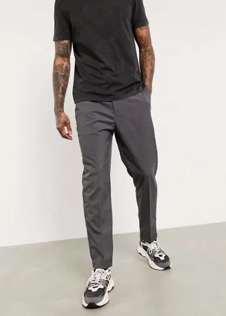 Серые узкие брюки Celio-Серый
