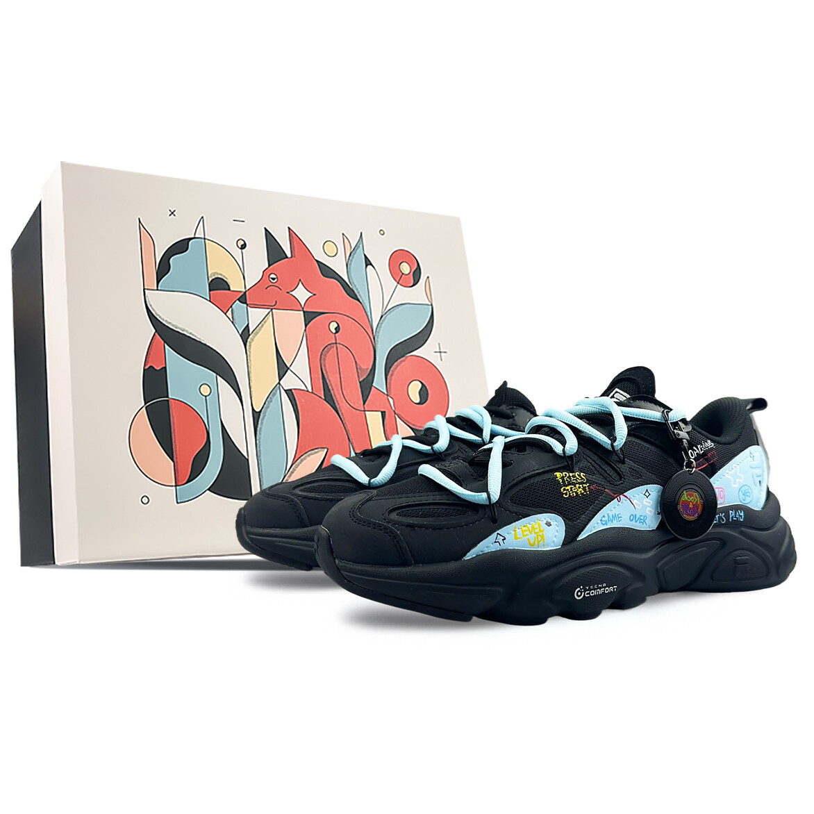 Кроссовки FILA Mars 2 Lifestyle Shoes Women's Low-top Blue, черный