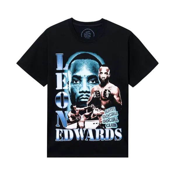 Футболка Anti Social Social Club x UFC Leon Edwards Черная