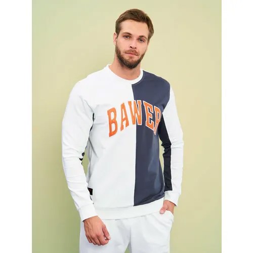 Свитшот BAWER, размер XL, , бежевый, серый