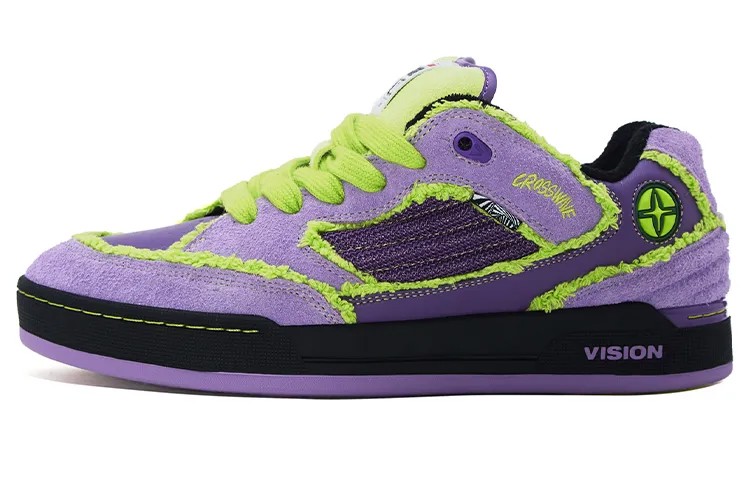 Кроссовки Savvy для скейтбординга, унисекс, низкие, зеленые Vision Street Wear