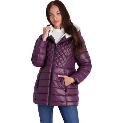 Женское зимнее пуховое пальто Steve Madden Glacier Shield с подкладкой из искусственного меха