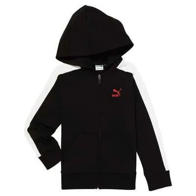 Puma Hoops Hooks Fleece Full Zip Hoodie Youth Boys Size 5 Повседневная верхняя одежда 8583
