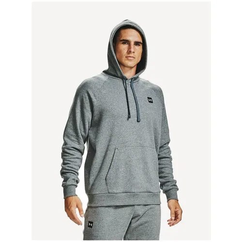 Худи спортивное Under Armour Rival Fleece Hoodie, размер XL, серый