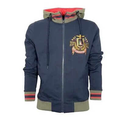 Толстовка Removable Man Aeronautica Militare FE1765 Navy Blue Pilot