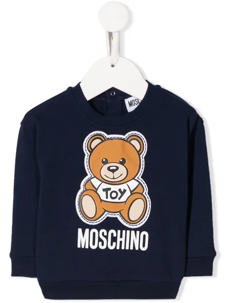 Moschino Kids футболка с аппликацией