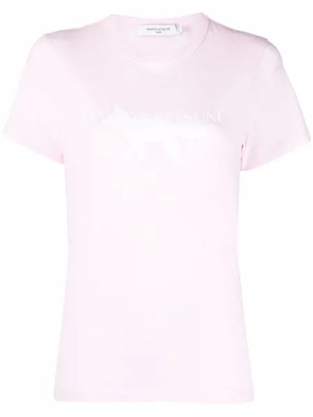 Maison Kitsuné logo-print short-sleeved T-shirt