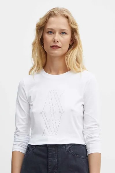 Рубашка Armani Exchange с длинными рукавами, белый