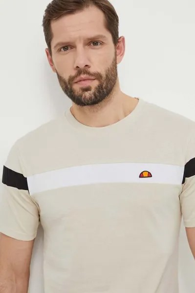 Caserio T-Shirt хлопковая футболка Ellesse, бежевый