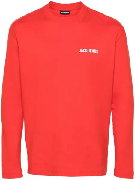 Jacquemus футболка с логотипом, красный