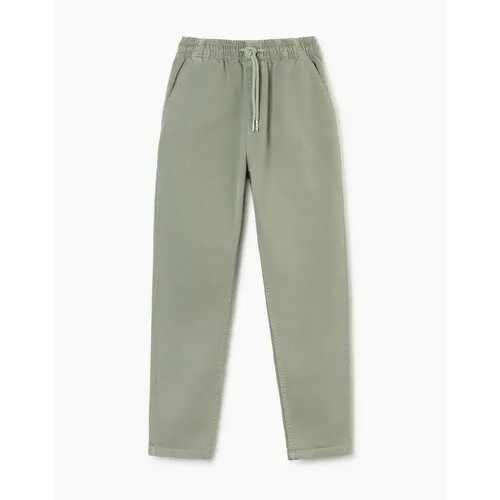 Джинсы зауженные Gloria Jeans, размер XS/164 (38-40), зеленый