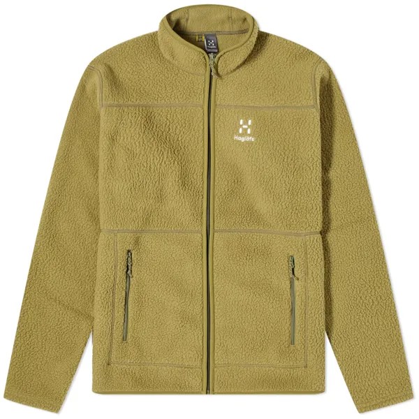 Флис Haglöfs Mossa Pile Fleece, цвет Olive Green