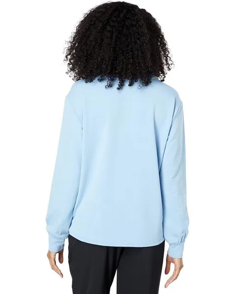 Пуловер THRIVE SOCIETE High-Low Pullover, цвет Blue River