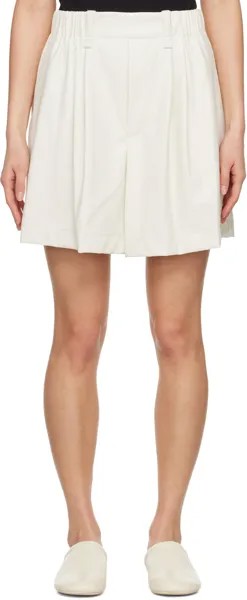 Шорты из искусственной кожи Off-White Figure Issey Miyake
