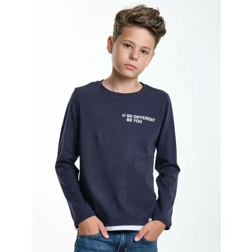 Лонгслив Mini Maxi, размер 128, синий