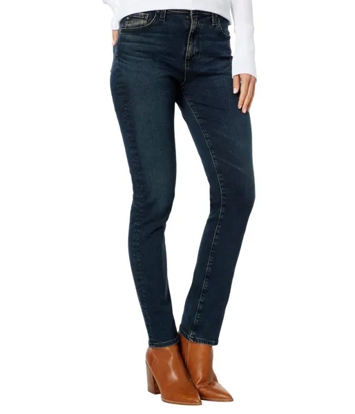 Джинсы AG Adriano Goldschmied, Mari High-Rise Slim Straight in Twilight