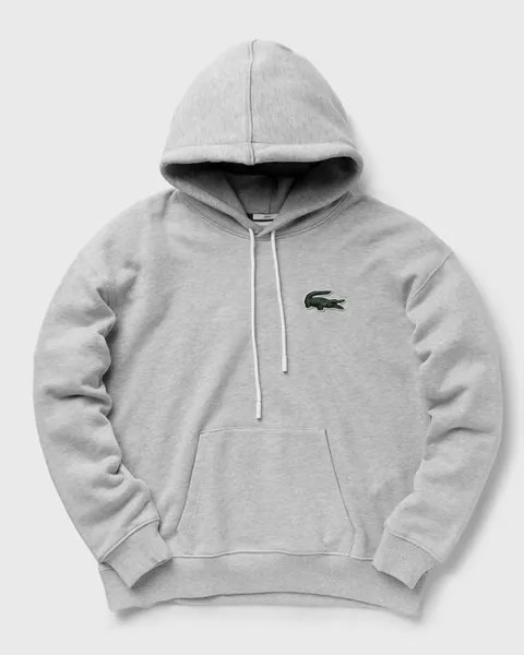 Худи Lacoste Loose Fit Fleece Hoodie, цвет silver chine