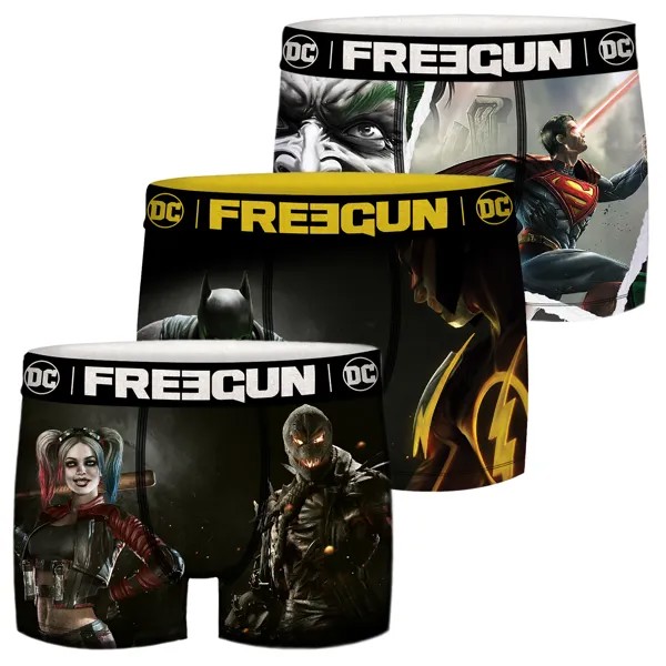 Боксеры Freegun Trunk Freegun Comic Jungen Boxershorts 3 шт, разноцветный
