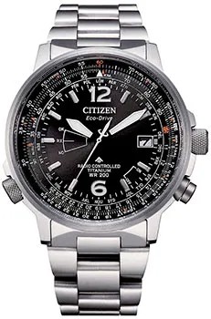 Японские наручные  мужские часы Citizen CB0230-81E. Коллекция Radio Controlled