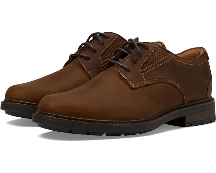 Оксфорды Clarks Un Shire Low, цвет Beeswax Leather