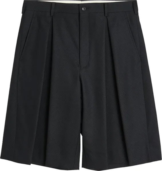 Брюки Comme des Garçons Homme Plus Wool Dobby Pant 'Black', черный