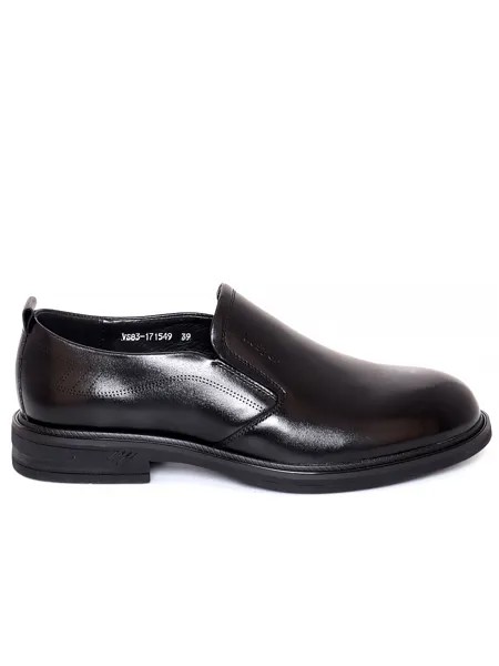 Туфли Respect мужские демисезонные, размер 39, цвет черный, артикул VS83-171549