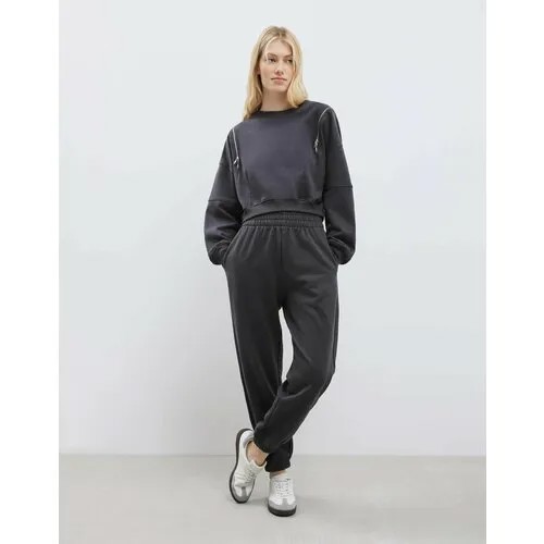 Брюки спортивные Gloria Jeans, размер S/170 (40-42), темно-серый