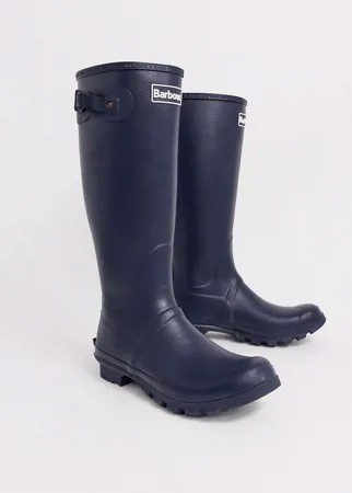 Темно-синие резиновые сапоги Barbour-Темно-синий
