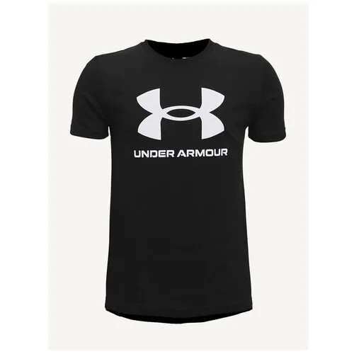 Футболка спортивная Under Armour, размер YSM, черный