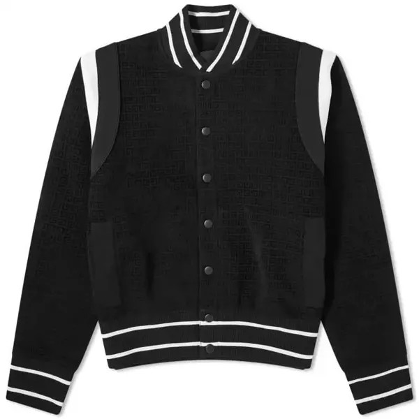 Куртка-бомбер Givenchy Knitted, черный/белый
