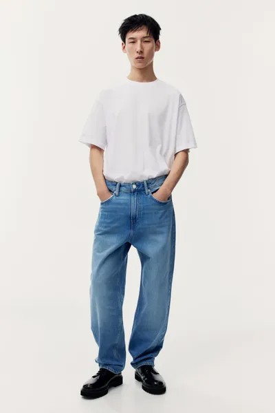 Свободные джинсы H&M, синий