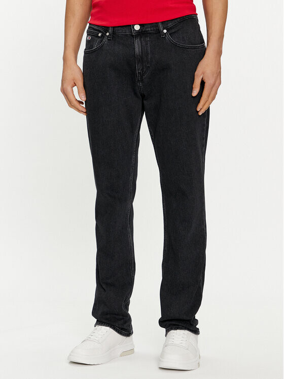 Джинсы прямого кроя Tommy Jeans, черный