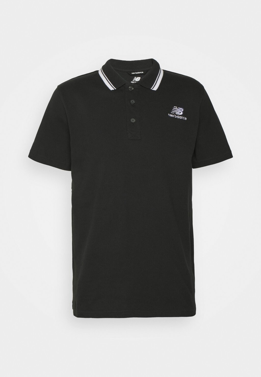 Поло CLASSIC SHORT SLEEVE New Balance, черный