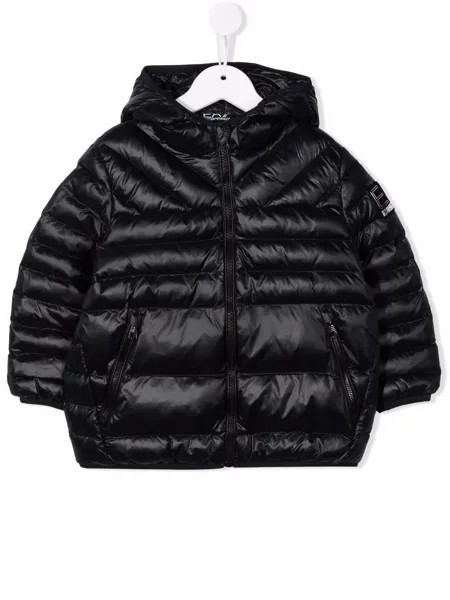 Emporio Armani Kids пуховик с капюшоном