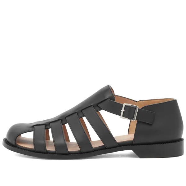 Сандалии Loewe Campo Sandal, черный