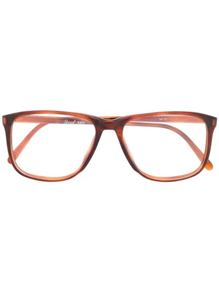 Persol Pre-Owned солнцезащитные очки 1990-х годов в квадратной оправе черепаховой расцветки