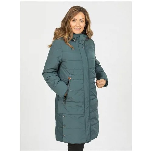 NortFolk / Пальто зимнее утепленное больших размеров зима с капюшоном / 009480Y20NB куртка женская больших размеров зимняя цвет бирюза размер 60
