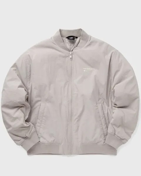 Куртка New Balance Linear Heritage Woven Bomber Jacket, цвет moonrock (mnk)